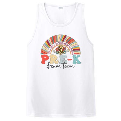 Pre-K Dream Team Rainbow Teacher Student Back To School PosiCharge Competitor Tank