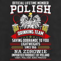 Polish Drinking Team Dobranoc Goodnight Dyngus Day Polska 7 Panel Mesh Trucker Snapback Hat