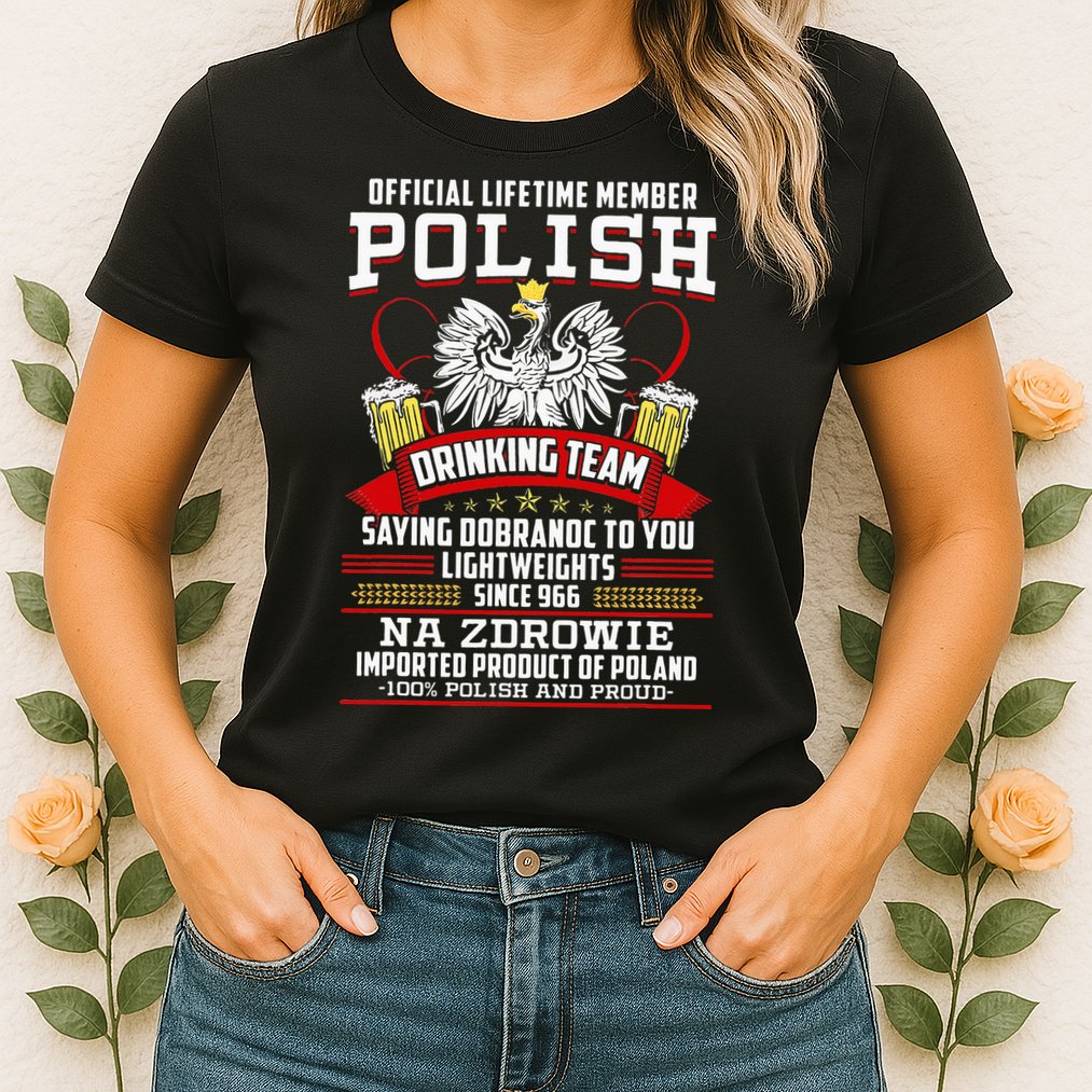 Polish Drinking Team Dobranoc Goodnight Dyngus Day Polska Womens T-Shirt