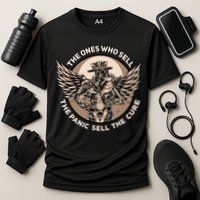 Plague Doctor The Ones Who Sell the Panic Sell the Cure Cooling Performance Crew T-Shirt