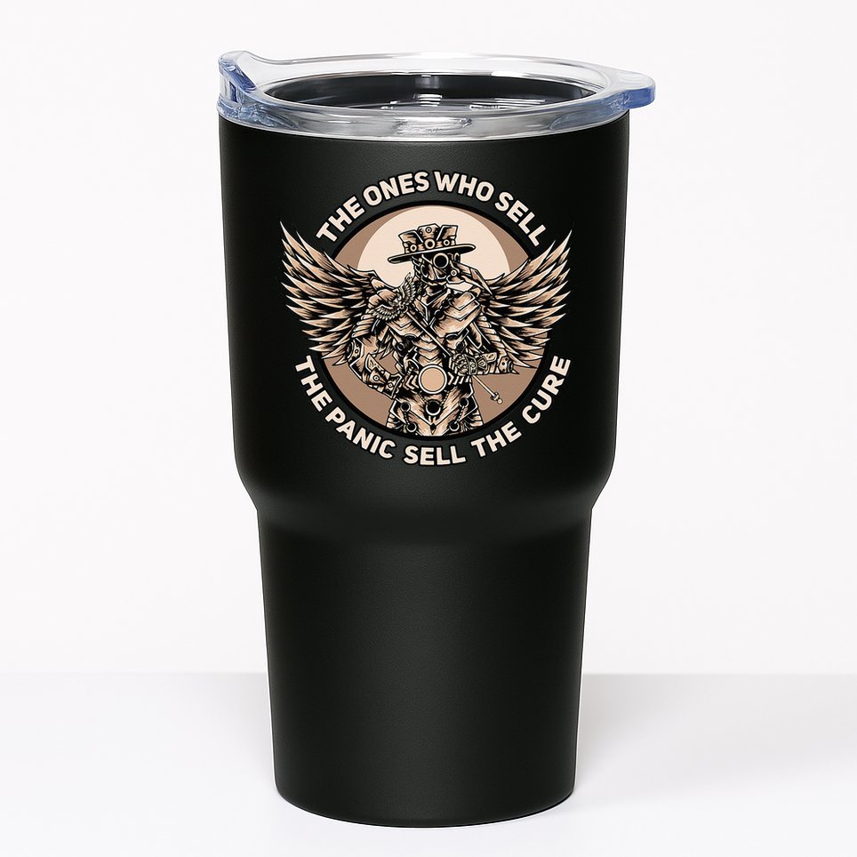 Plague Doctor The Ones Who Sell the Panic Sell the Cure Tumbler