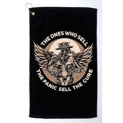 Plague Doctor The Ones Who Sell the Panic Sell the Cure Golf Towel