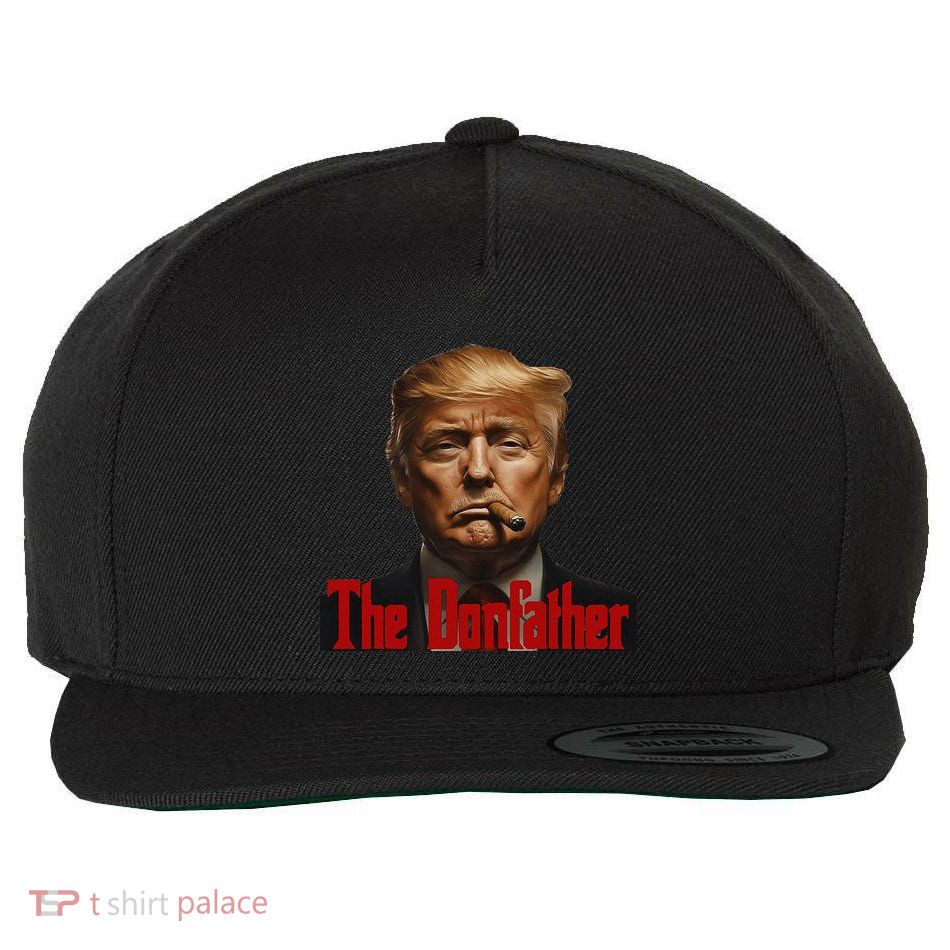 President Donald Trump The Don Father Funny Wool Snapback Cap
