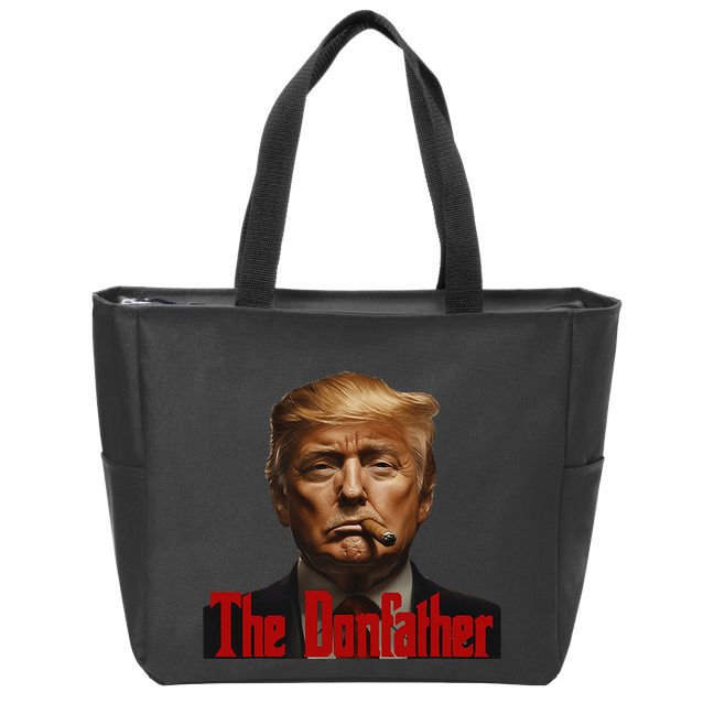 President Donald Trump The Don Father Funny Zip Tote Bag