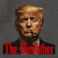 President Donald Trump The Don Father Funny Vector Backpack