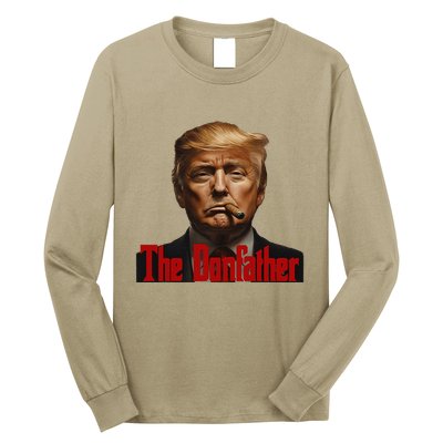 President Donald Trump The Don Father Funny Long Sleeve Shirt