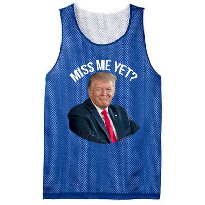 President Donald Trump Miss Me Yet Funny Political 2024 Great Gift Mesh Reversible Basketball Jersey Tank