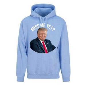 President Donald Trump Miss Me Yet Funny Political 2024 Great Gift Unisex Surf Hoodie