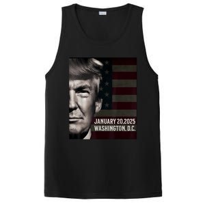 President Donald Trump 2025 Inauguration Date Commemorative PosiCharge Competitor Tank