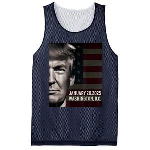 President Donald Trump 2025 Inauguration Date Commemorative Mesh Reversible Basketball Jersey Tank