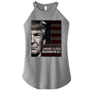 President Donald Trump 2025 Inauguration Date Commemorative Women's Perfect Tri Rocker Tank