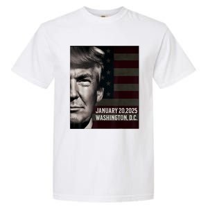 President Donald Trump 2025 Inauguration Date Commemorative Garment-Dyed Heavyweight T-Shirt