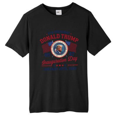 President Donald Trump Inauguration Day 2025 Memorabilia Tall Fusion ChromaSoft Performance T-Shirt