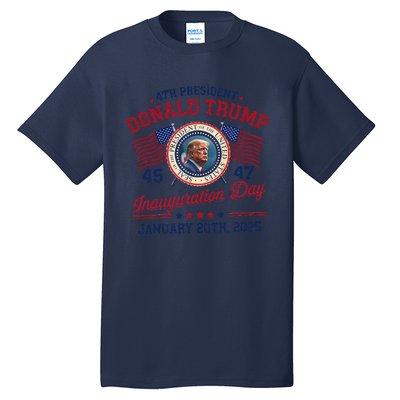 President Donald Trump Inauguration Day 2025 Memorabilia Tall T-Shirt