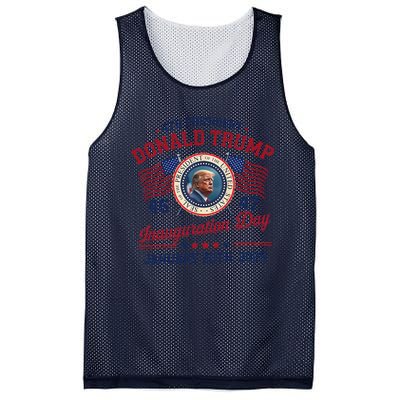 President Donald Trump Inauguration Day 2025 Memorabilia Mesh Reversible Basketball Jersey Tank