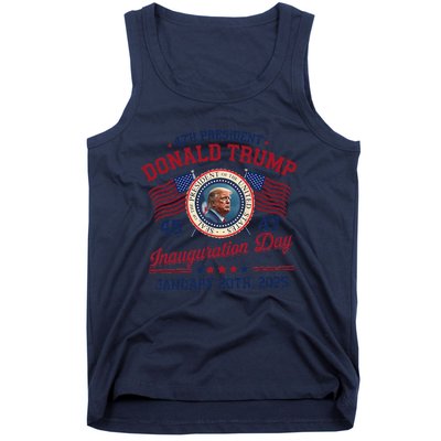 President Donald Trump Inauguration Day 2025 Memorabilia Tank Top