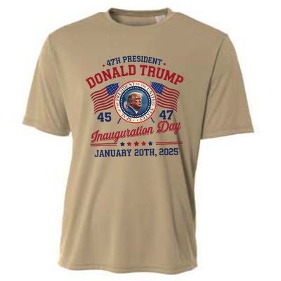 President Donald Trump Inauguration Day 2025 Memorabilia Cooling Performance Crew T-Shirt