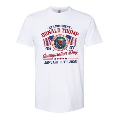 President Donald Trump Inauguration Day 2025 Memorabilia Softstyle CVC T-Shirt