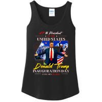 President Donald Trump Inauguration Day 2025 47th Usa Flag Ladies Essential Tank