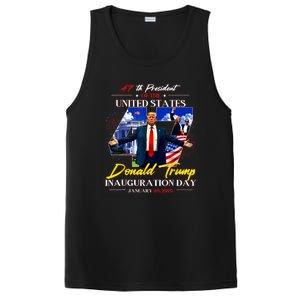 President Donald Trump Inauguration Day 2025 47th Usa Flag PosiCharge Competitor Tank