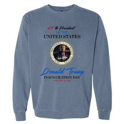 President Donald Trump Inauguration Day 2025 Memorabilia Garment-Dyed Sweatshirt