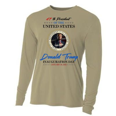 President Donald Trump Inauguration Day 2025 Memorabilia Cooling Performance Long Sleeve Crew