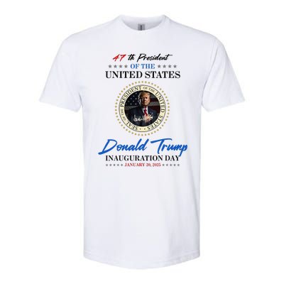 President Donald Trump Inauguration Day 2025 Memorabilia Softstyle CVC T-Shirt