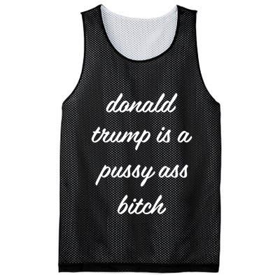 Puggymama21 Donald Trump Is A Pussy Ass Bitch Mesh Reversible Basketball Jersey Tank