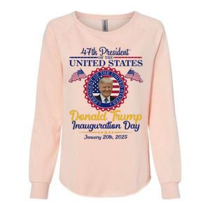 President Donald Trump Inauguration Day 2025 Womens California Wash Sweatshirt