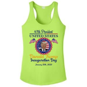 President Donald Trump Inauguration Day 2025 Ladies PosiCharge Competitor Racerback Tank