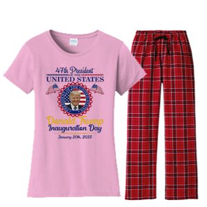 President Donald Trump Inauguration Day 2025 Women's Flannel Pajama Set