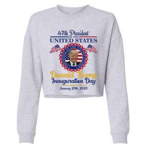 President Donald Trump Inauguration Day 2025 Cropped Pullover Crew