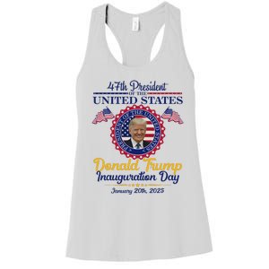 President Donald Trump Inauguration Day 2025 Women's Racerback Tank