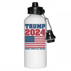 President Donald Trump 2024 Take America Back Aluminum Water Bottle