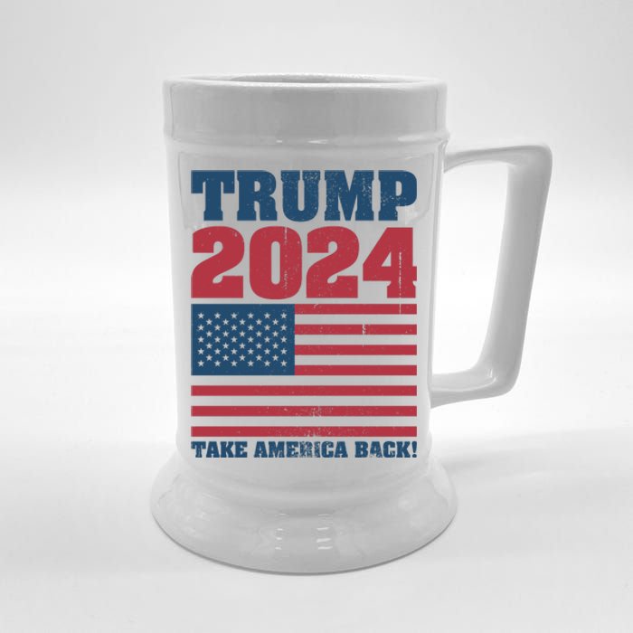 President Donald Trump 2024 Take America Back Beer Stein