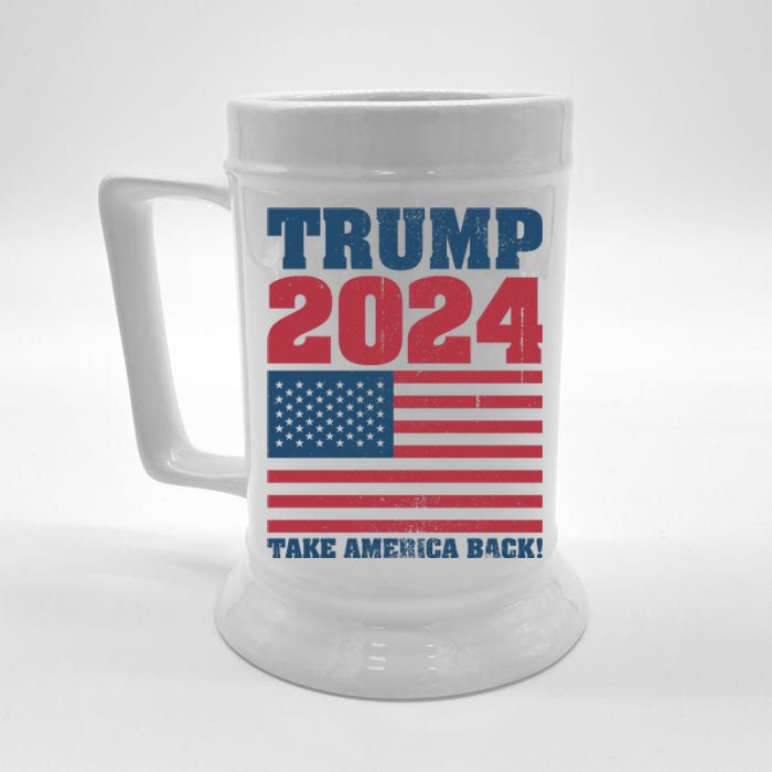 President Donald Trump 2024 Take America Back Beer Stein