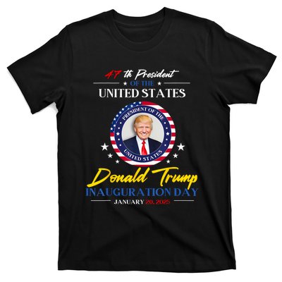 President Donald Trump Inauguration Day 2025 47th President T-Shirt