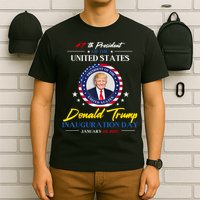President Donald Trump Inauguration Day 2025 47th President T-Shirt