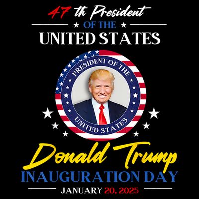 President Donald Trump Inauguration Day 2025 47th President T-Shirt
