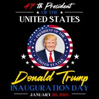 President Donald Trump Inauguration Day 2025 47th President City Backpack