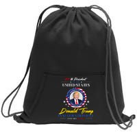 President Donald Trump Inauguration Day 2025 47th President Sweatshirt Cinch Pack Bag