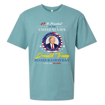 President Donald Trump Inauguration Day 2025 47th President Sueded Cloud Jersey T-Shirt