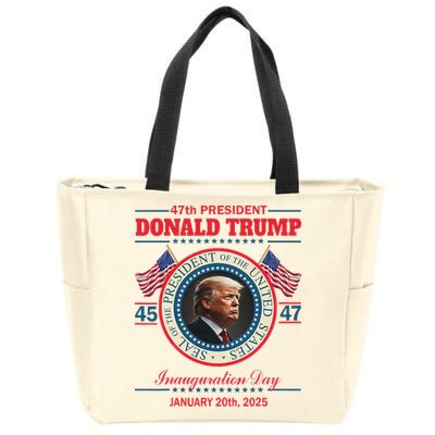 President Donald Trump Inauguration Day 2025 Zip Tote Bag