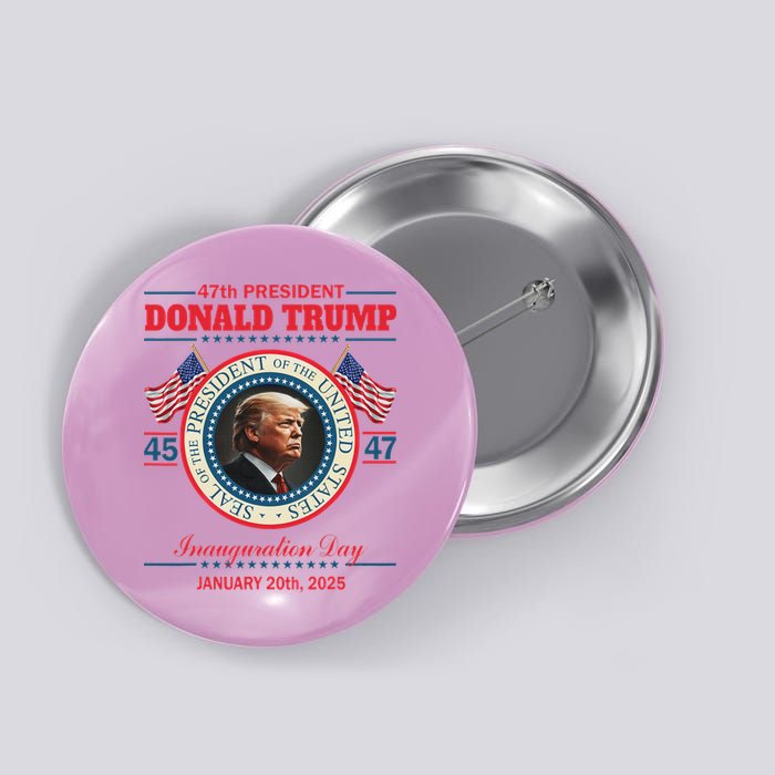 President Donald Trump Inauguration Day 2025 Button