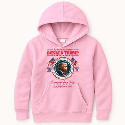President Donald Trump Inauguration Day 2025 Kids Hoodie