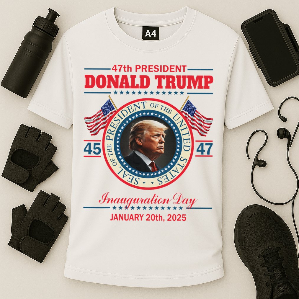 President Donald Trump Inauguration Day 2025 Cooling Performance Crew T-Shirt