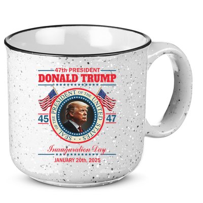 President Donald Trump Inauguration Day 2025 15oz Campfire Ceramic Mug