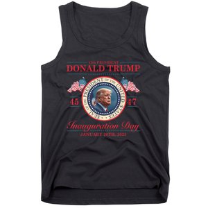 President Donald Trump Inauguration Day 2025 Memorabilia Tank Top