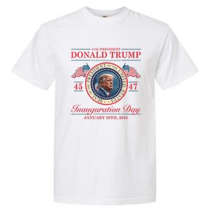 President Donald Trump Inauguration Day 2025 Memorabilia Garment-Dyed Heavyweight T-Shirt