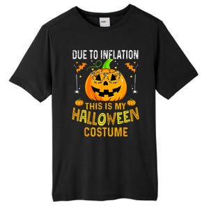 Pumpkin Due To Inflation This Is My Halloween Custome Tall Fusion ChromaSoft Performance T-Shirt